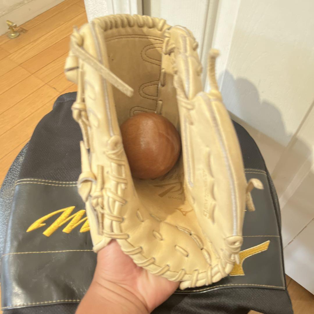 ミズノプロ グラブ袋付き 硬式 ピッチャー用 グローブ 野球