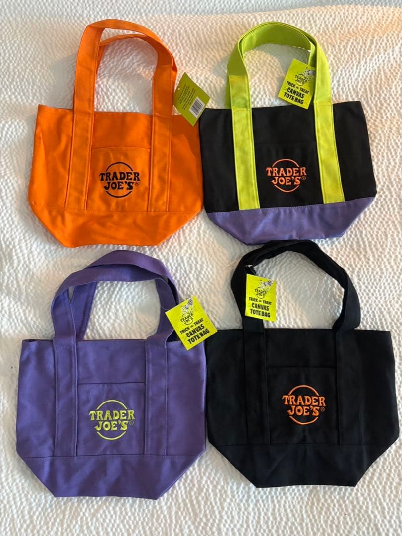TRADER JOE'S トレーダージョーズ　ミニバッグ　4つセット　新品未使用