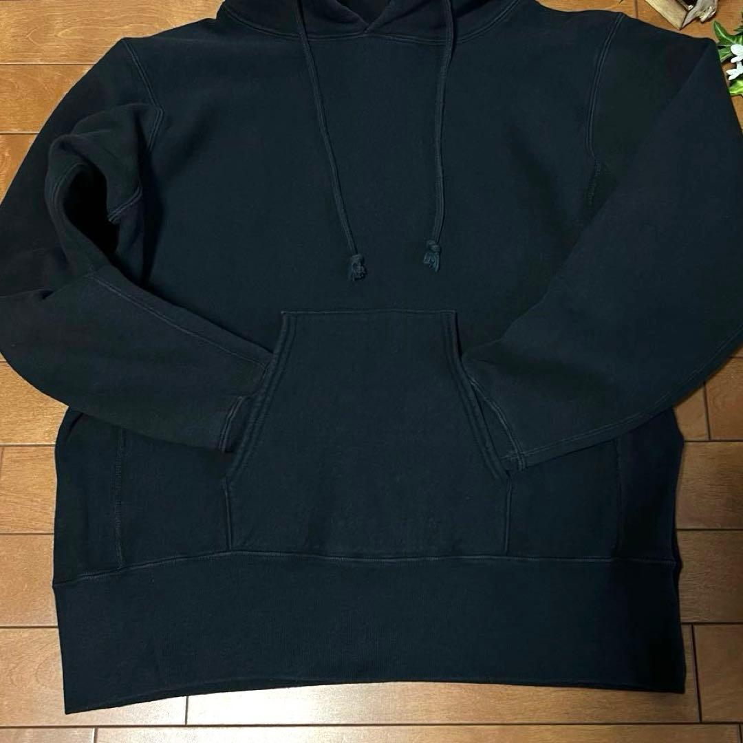 【CHAMPION】 リバースウィーブプルオーバーパーカー　赤タグ　アメリカ製