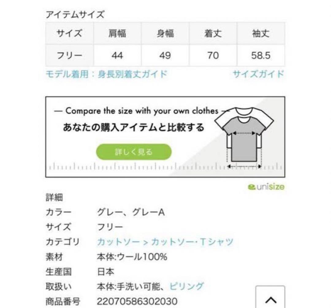 エーピーストゥディオ SCENTOF wool hoodie T-sh