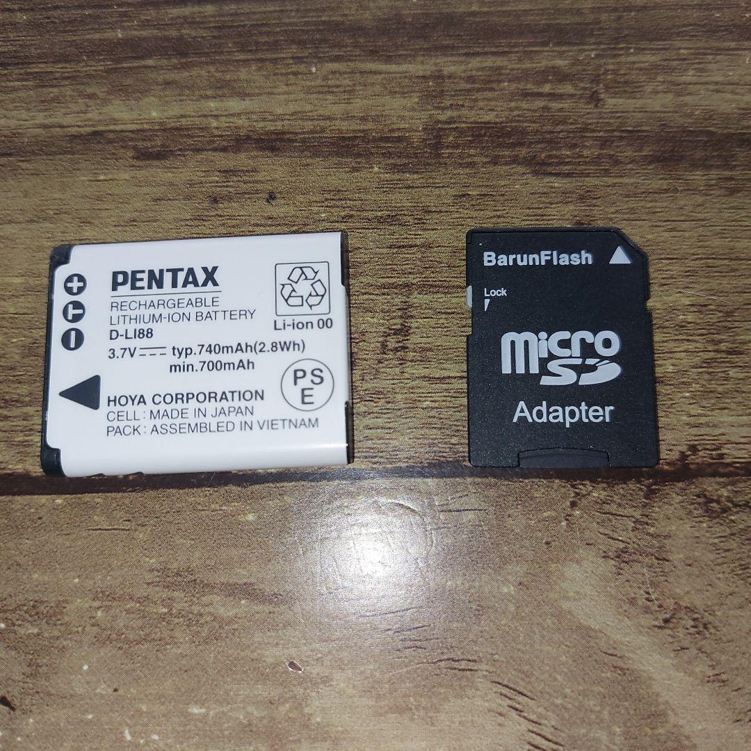 YEX-20 PENTAX Optio W90 コンデジ 動作品（グリーン）