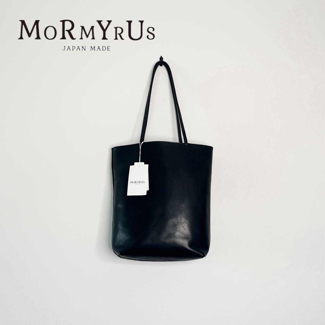 MORMYRUS ミニマルトートバッグ ブラック モルミルス かぐれ 牛革
