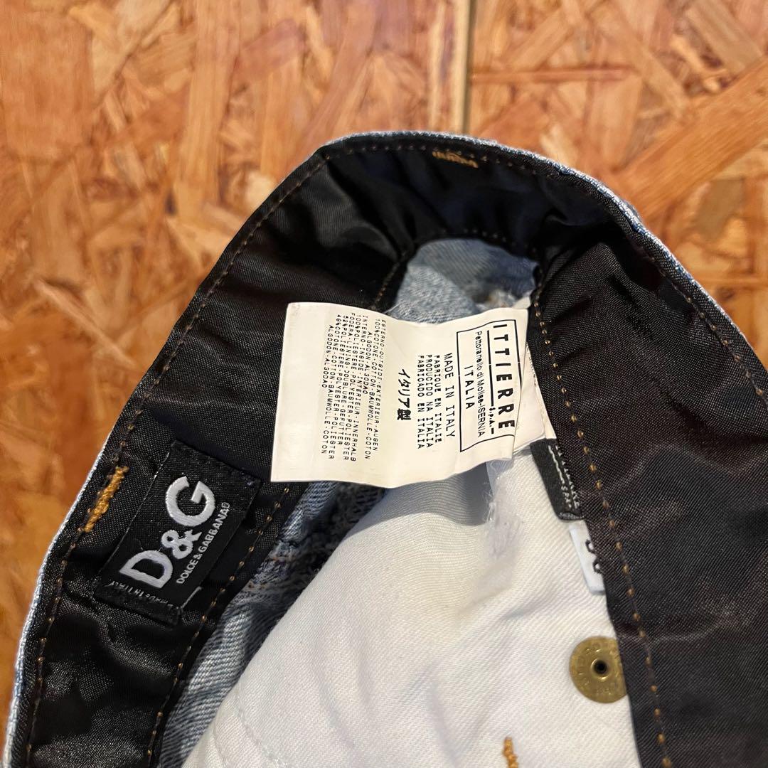 D&G DOLCE&GABBANA ミニスカート デニムスカート インディゴ S