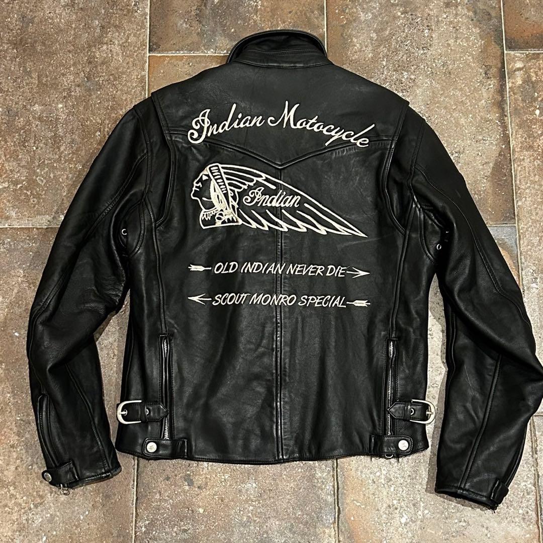 Indian Motorcycle ライダース L スエード レザージャケットL Indian Motorcycle