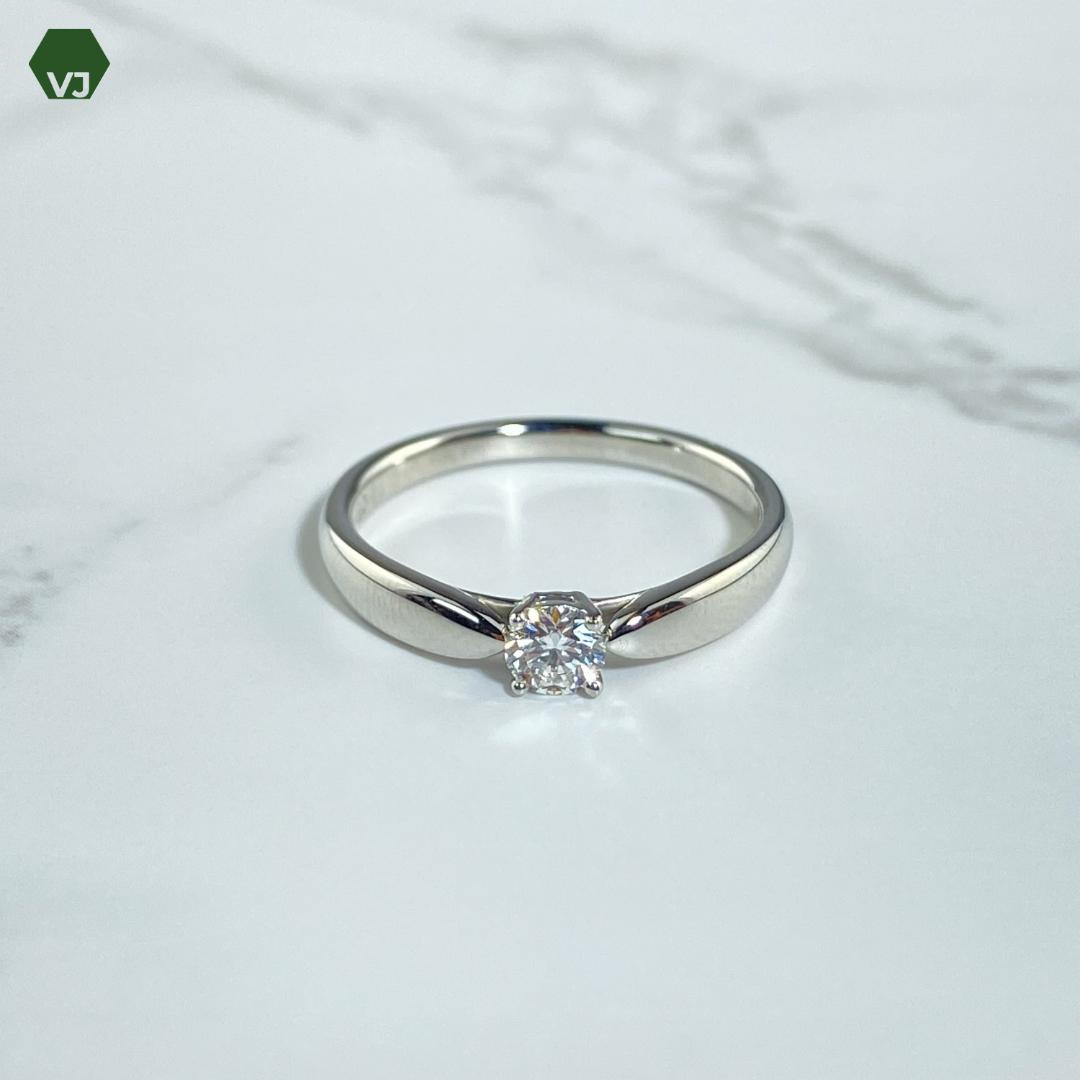 【16-38】【ティファニー】ハーモニー ダイヤ リング　D0.19ct