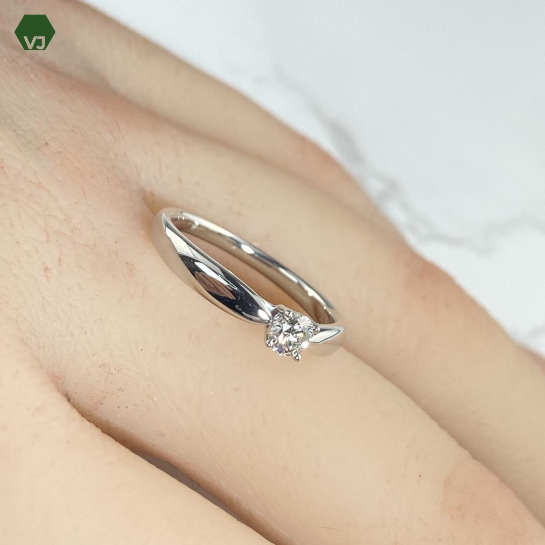 【16-38】【ティファニー】ハーモニー ダイヤ リング　D0.19ct