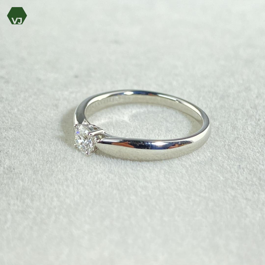 【16-38】【ティファニー】ハーモニー ダイヤ リング　D0.19ct