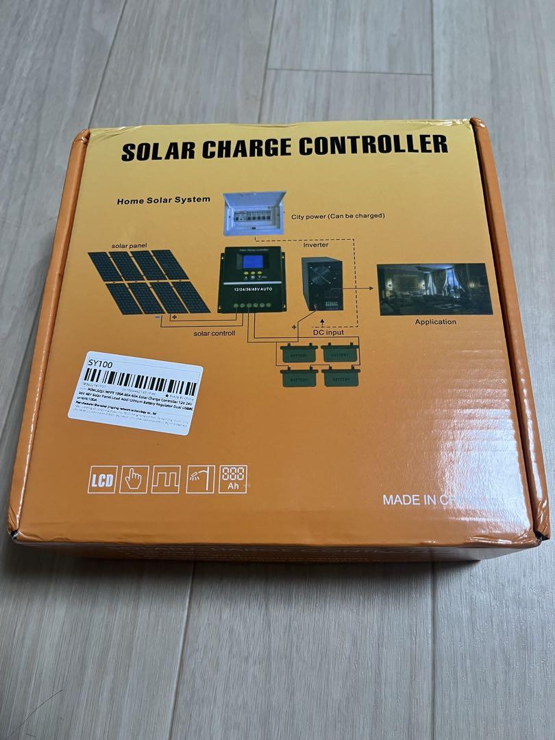 自動管理ソーラーチャー ジコントローラー USB 過負荷保護 MPPT 100A