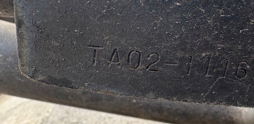 ジャイロ　キャノピー　TA02 書付きフレーム