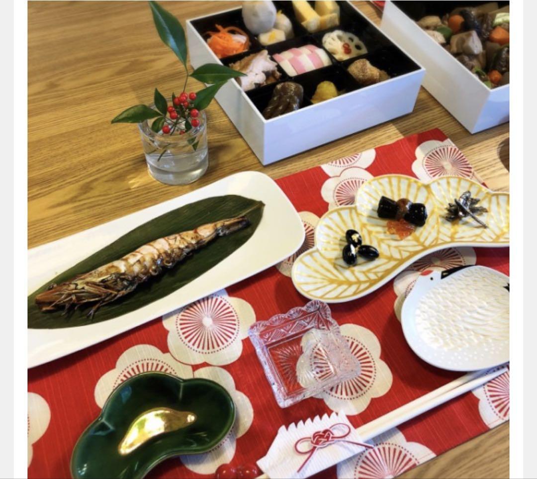 宅配 はち様ご依頼 幸楽窯 錦金松葉形前菜皿 銘々皿 茶緑金 皿・プレート