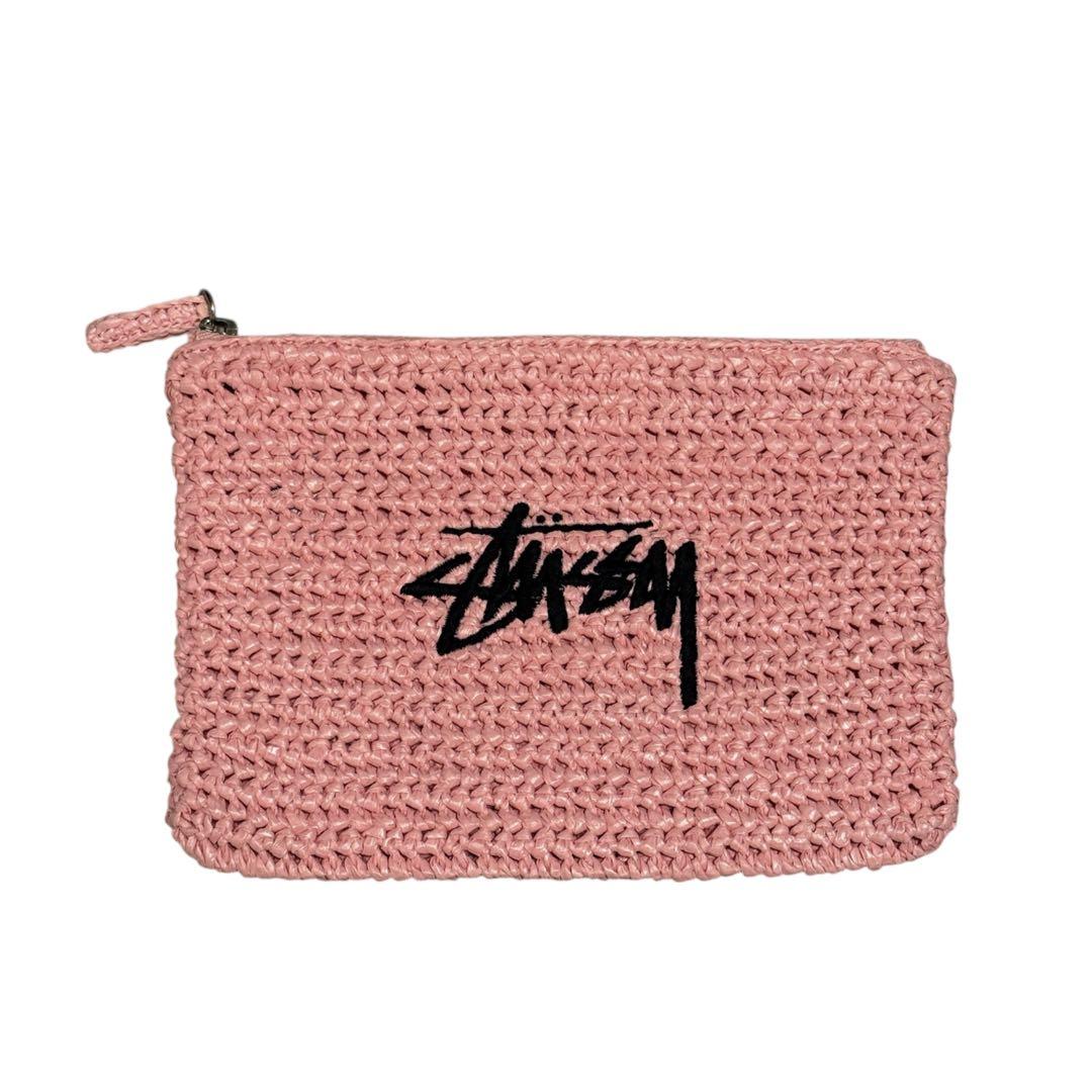 Stussy ステューシー / Woven Zip Pouch ポーチ 新品 Woven Zip Pouch – Light Pink | Accessories | Stüssy