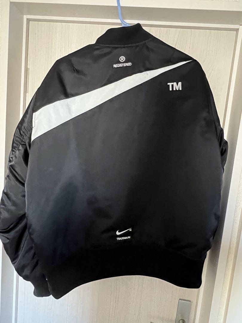 NIKE スウッシュ リバーシブル ボンバー ジャケット　MA1 希少2XL