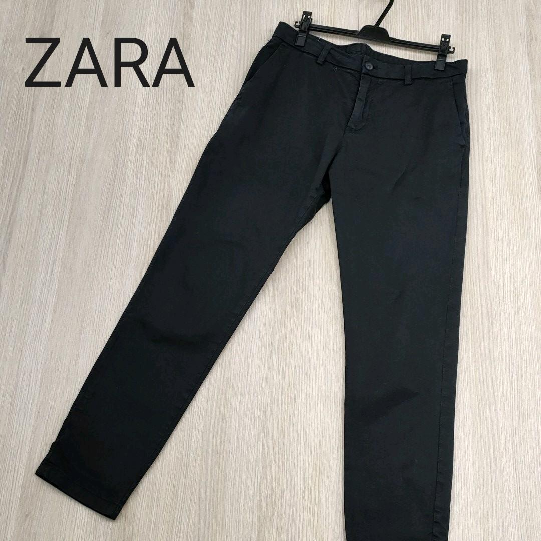 Zara ザラ メンズ パンツ サイズ32 ブラック 無地 メルカリ