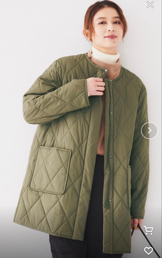 本日限定！即日発送！美品 アンタイトル　キルティング中綿コート