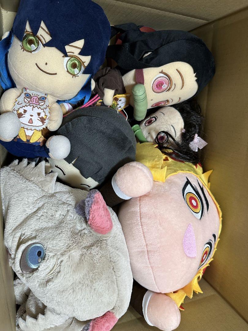 ① 鬼滅の刃　アニメグッズ　ぬいぐるみ　クッション　大量　まとめ売り