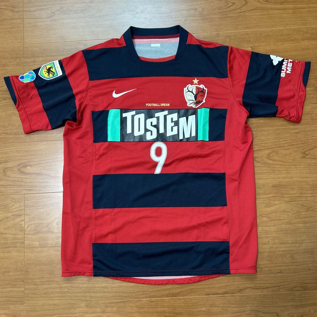 サッカー 鹿島アントラーズ ユニフォーム 田代有三