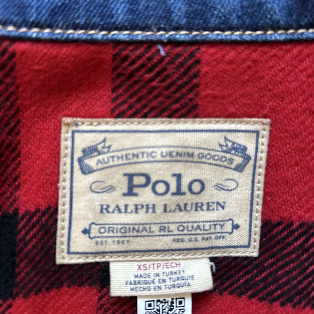 Polo ラルフローレン　ブルー Gジャン
