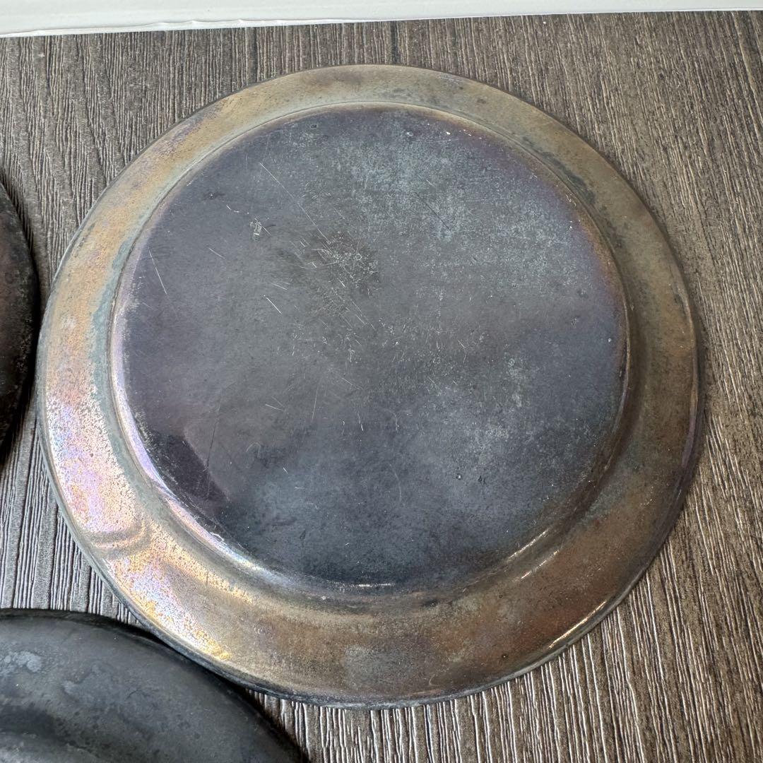 銀製？　食器　小皿　5枚　重量392g