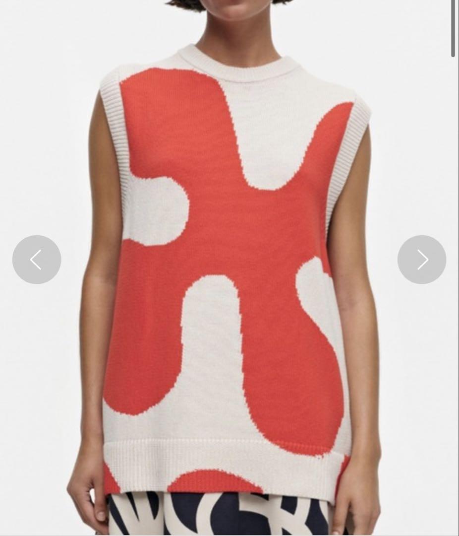 マリメッコ Mures knitted cotton vest