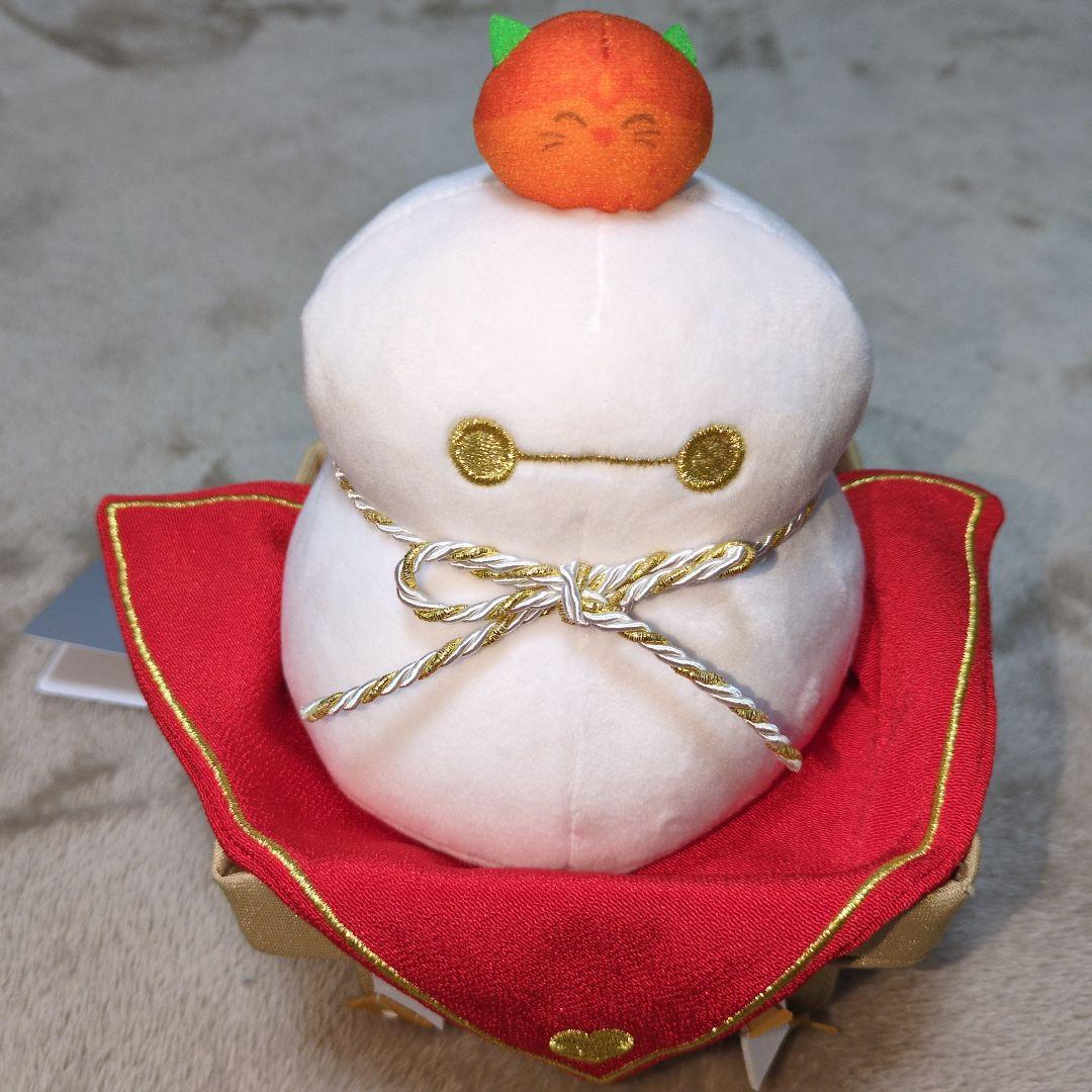 ベイマックス＆モチ ぬいぐるみ 鏡餅 NEW YEAR BAYMAX 2025 ディズニー ストア 鏡餅 ベイマックス & モチ ぬいぐるみ 2025