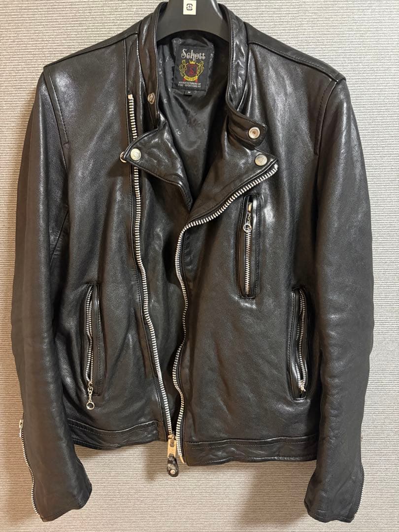 Schott×attachment×studios ライダースジャケットM・SCHOTT