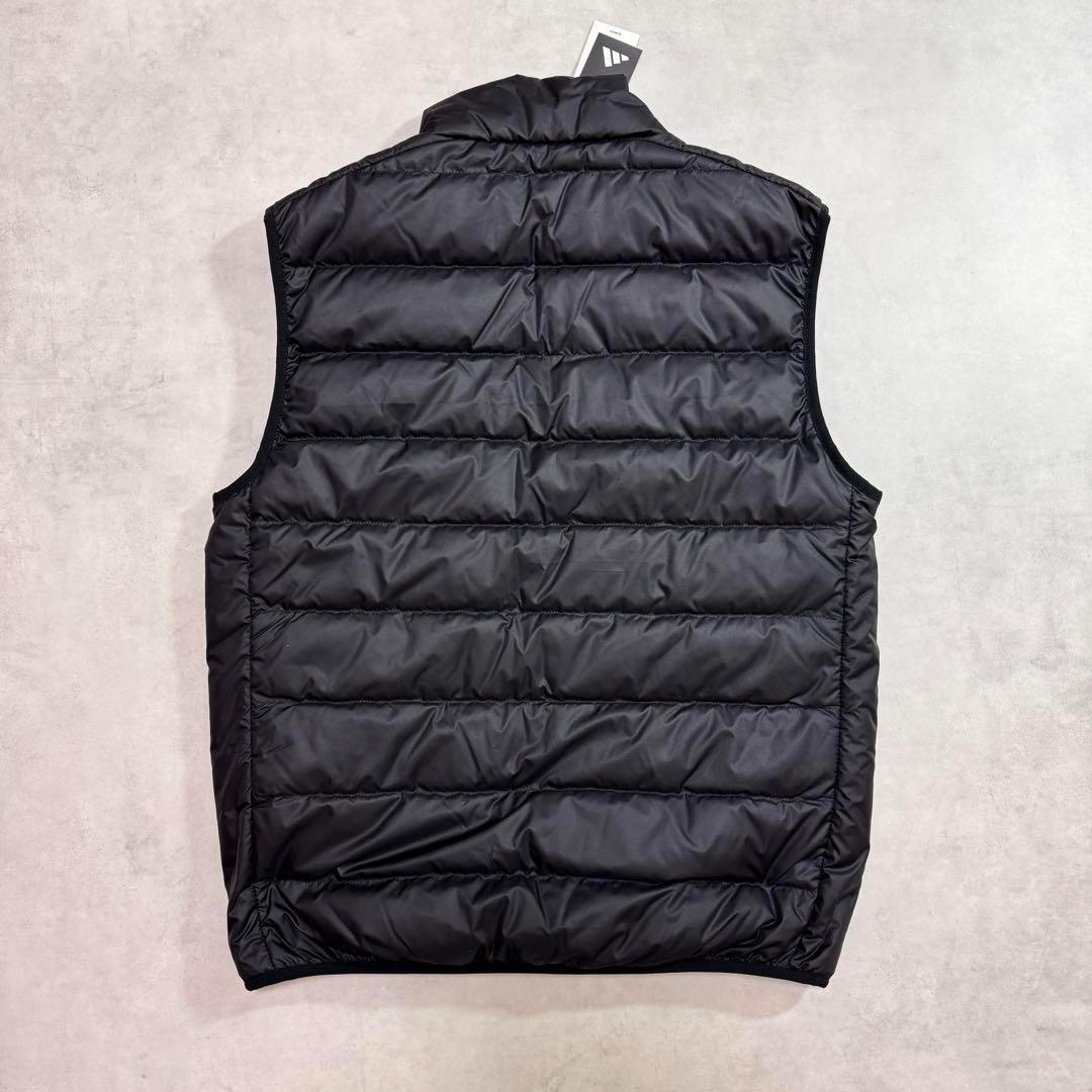 新品 Mサイズ アディダス エッセンシャルズ ダウンベスト 黒 ブラック