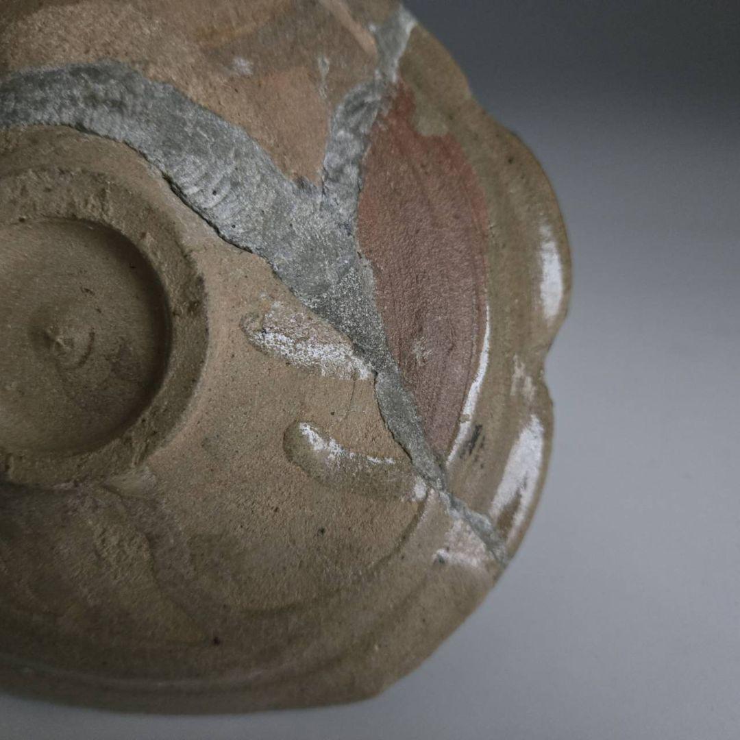 大人気！まとめ一覧 T-1281 古唐津 絵唐津皿 呼び継ぎ 武雄系 美術品・アンティーク 工芸品