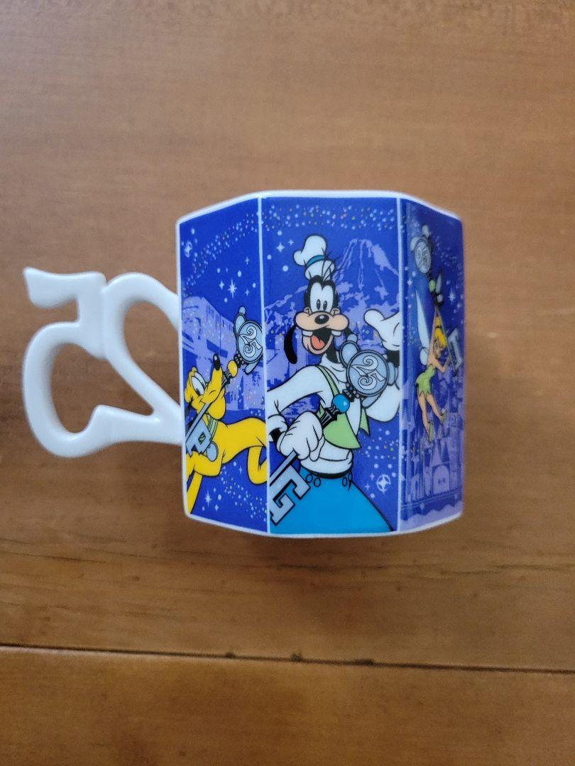 ディズニー 25周年 マグカップ 2個セット(青・白) - メルカリ