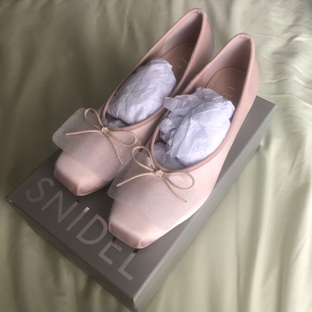 SNIDEL スナイデル チャコット バレエシューズ S Chacott】コラボシューズ（フラットシューズ）｜SNIDEL