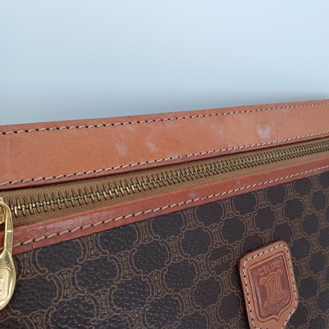 CELINE セリーヌ セカンドバッグ マカダム トリオンフ クラッチ オールド CELINE セリーヌ セカンドバッグ マカダム トリオンフ クラッチ オールド