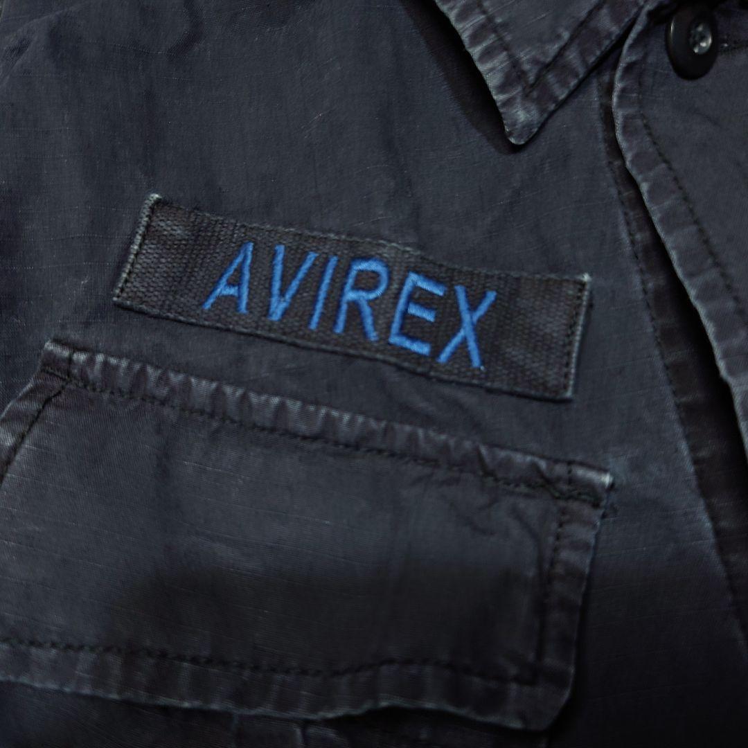 AVIREX　ビッグロゴ刺繍ベトジャン　アヴィレックス　ミリタリー　アビレックス
