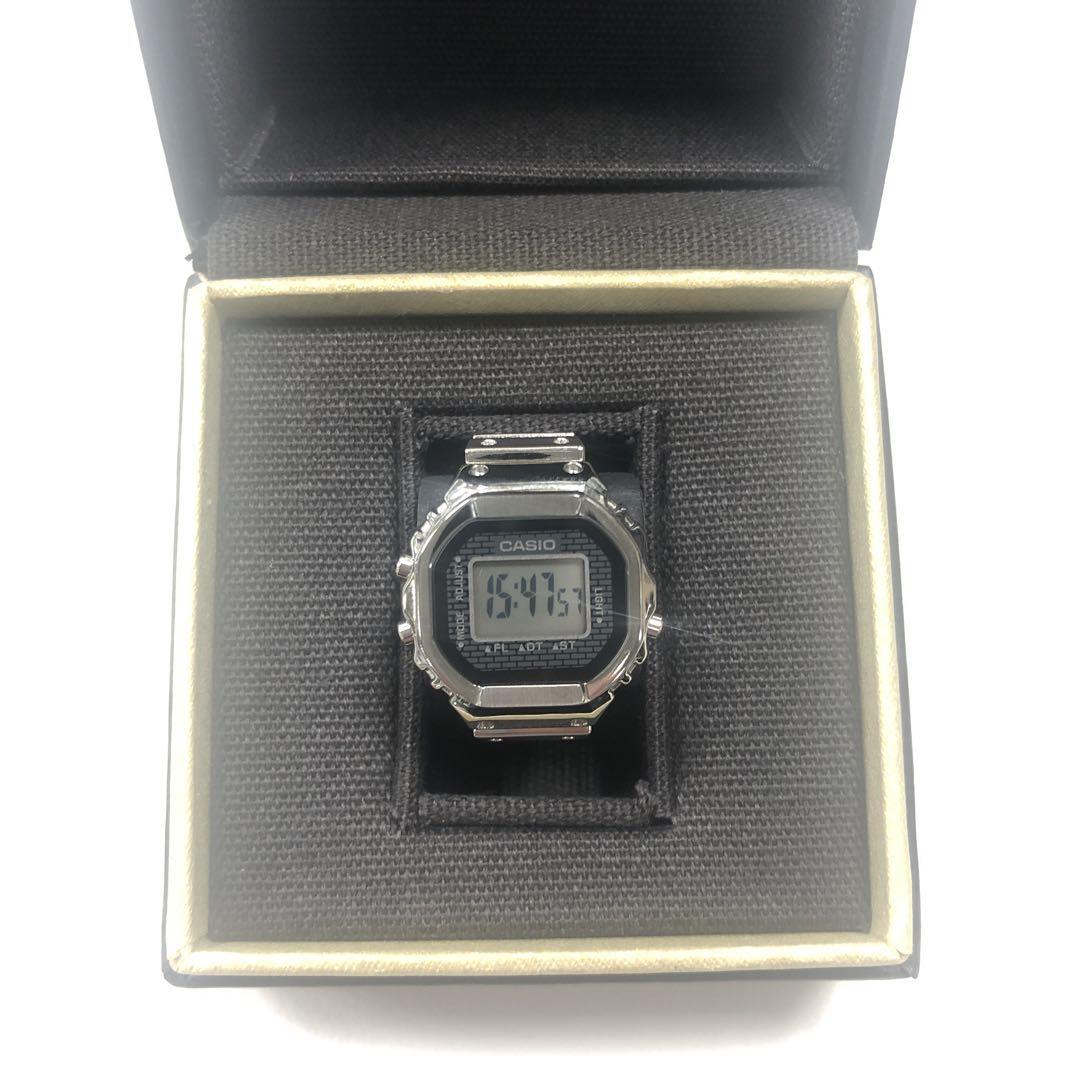 予約販売 CASIO メルカリ - シルバー デジタル腕時計 時計