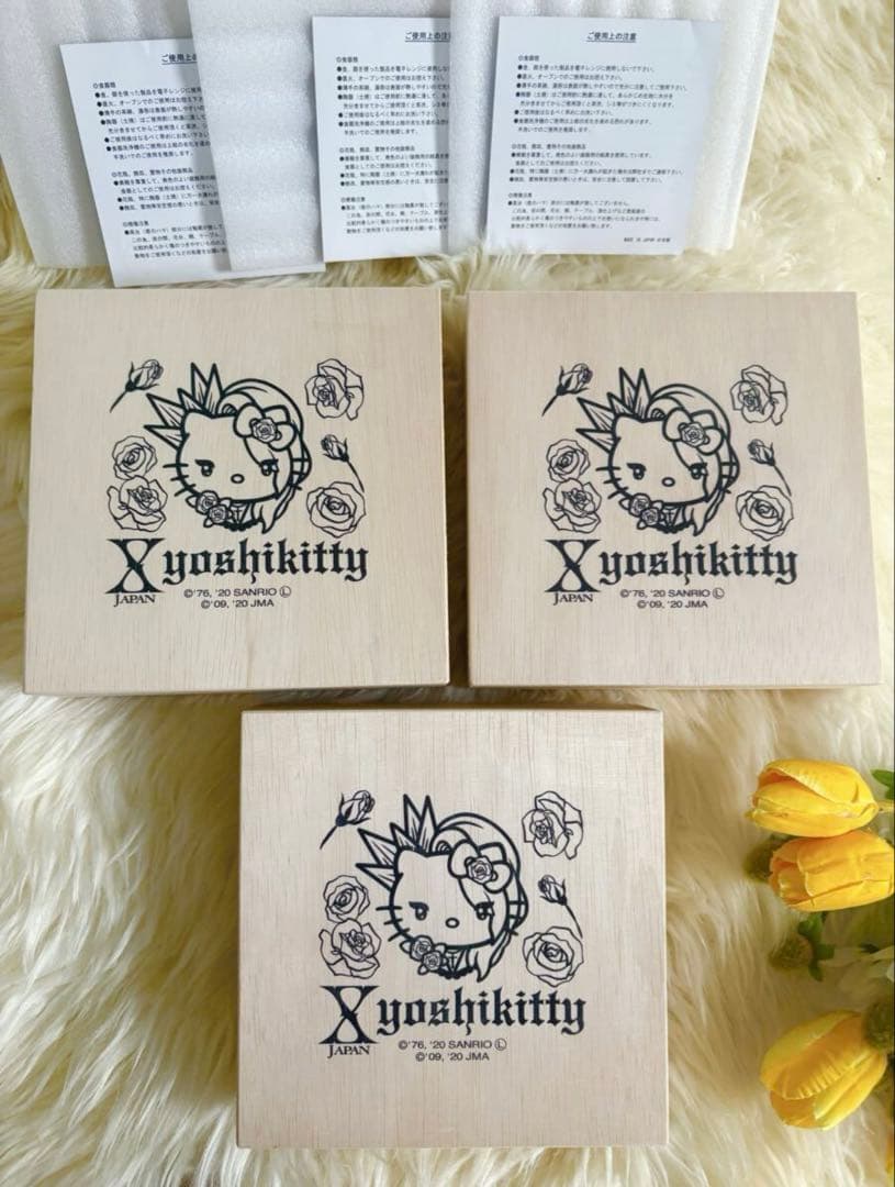 yoshikitty 九谷焼豆皿 2020 ヨシキティ X JAPAN サンリオ yoshikitty 九谷焼豆皿 2020 ヨシキティ X JAPAN サンリオ