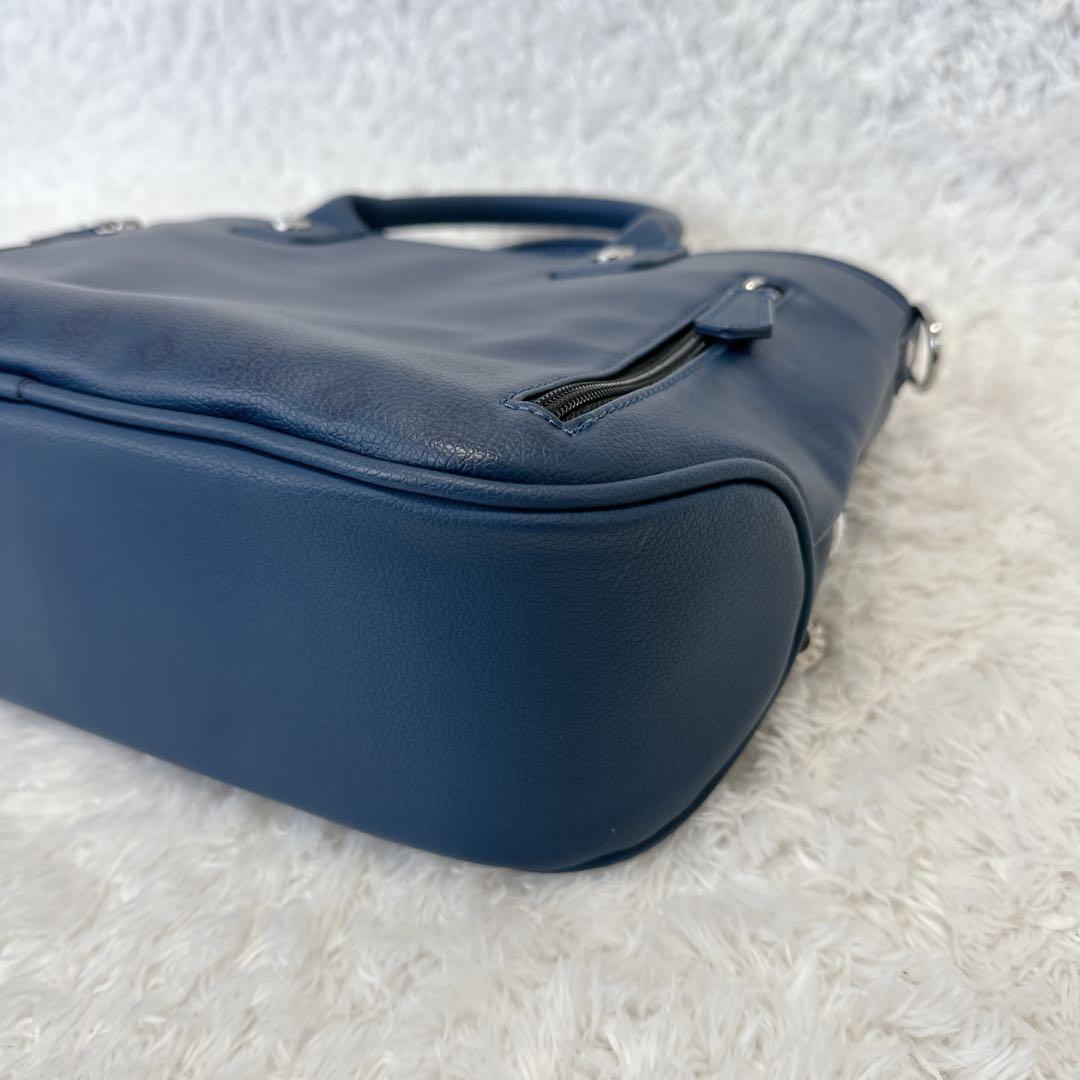 極美品】カステルバジャック 2way トートバッグ ネイビー - メルカリ