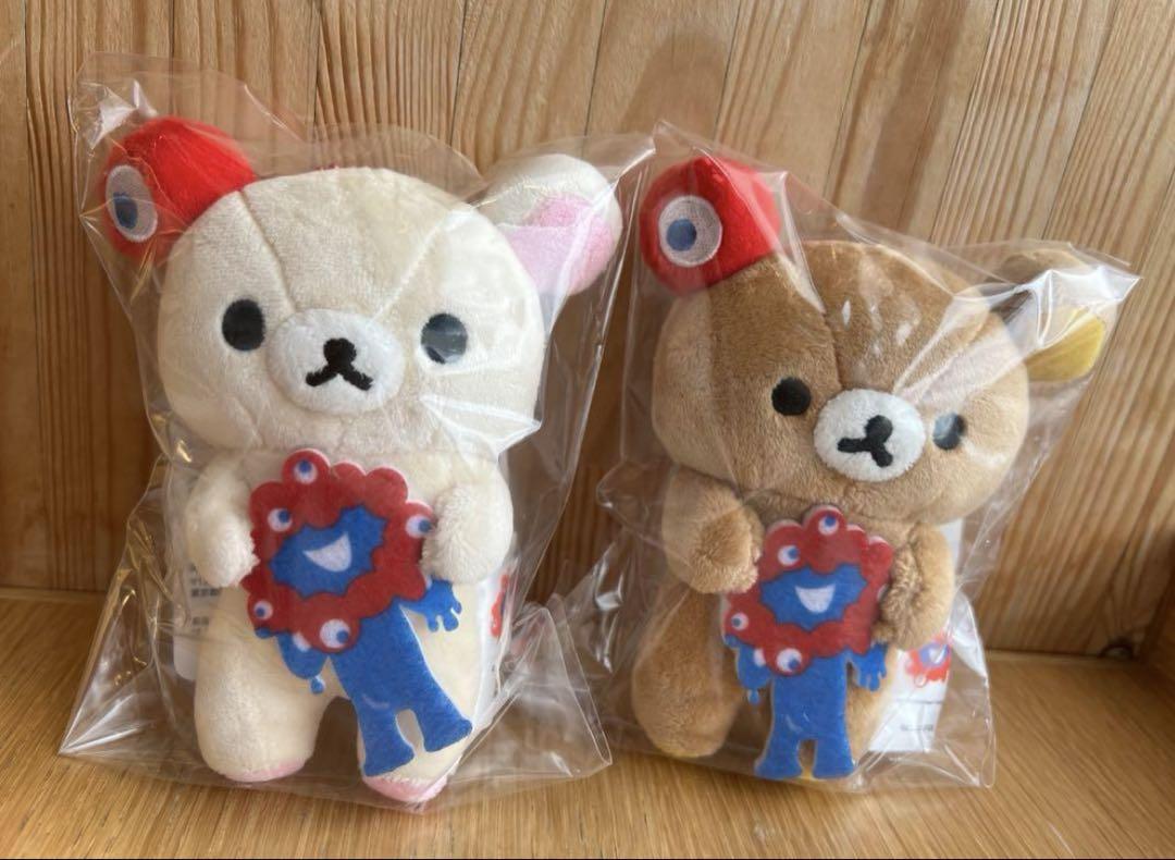 【限定】リラックマ × ミャクミャク ぬいぐるみ 大阪万博2025 コラボ