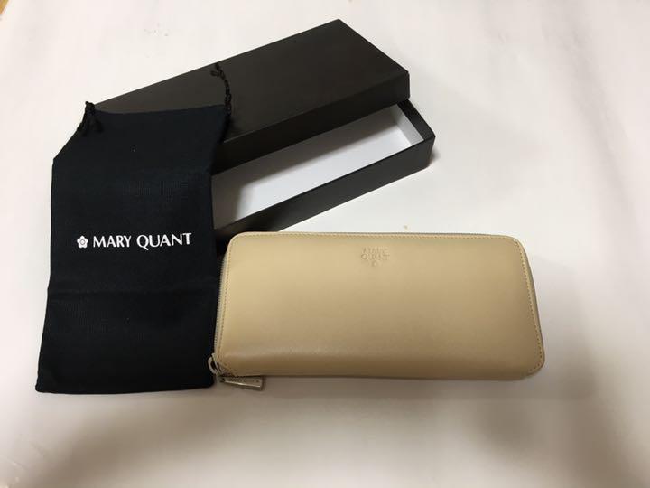 値下げ！ 新品未使用 マリークワント 長財布 ベージュ ラウンド