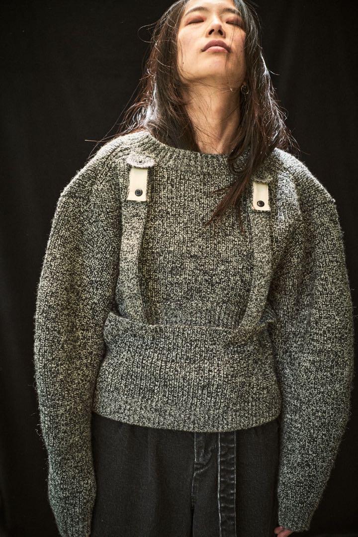 トップス jonnlynx / BRITISH YARN GIMMICK PULLOVER