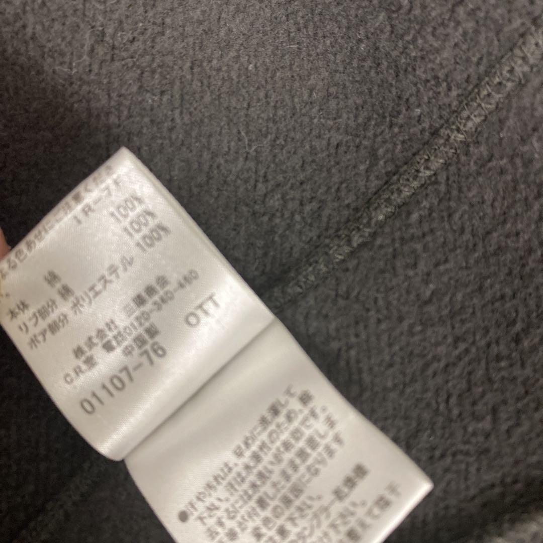 BURBERRY BLACK LABEL ジップアップパーカー 裏起毛