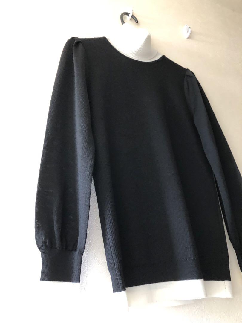シンメ タートルネックニットM 未使用 画像8