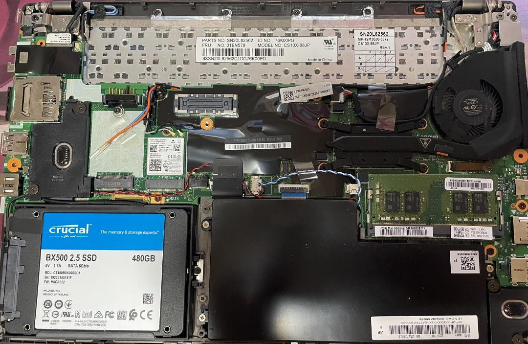 Win11搭載 ThinkPad i7 X270 メモリ8GB SSD480GB