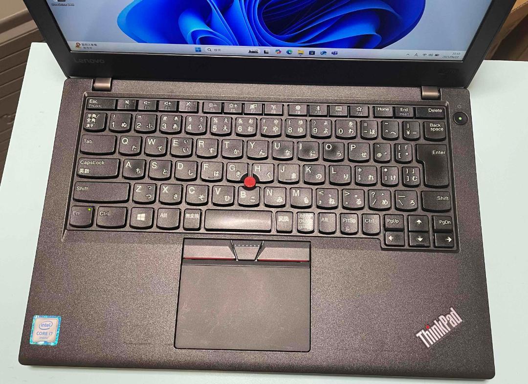 Win11搭載 ThinkPad i7 X270 メモリ8GB SSD480GB