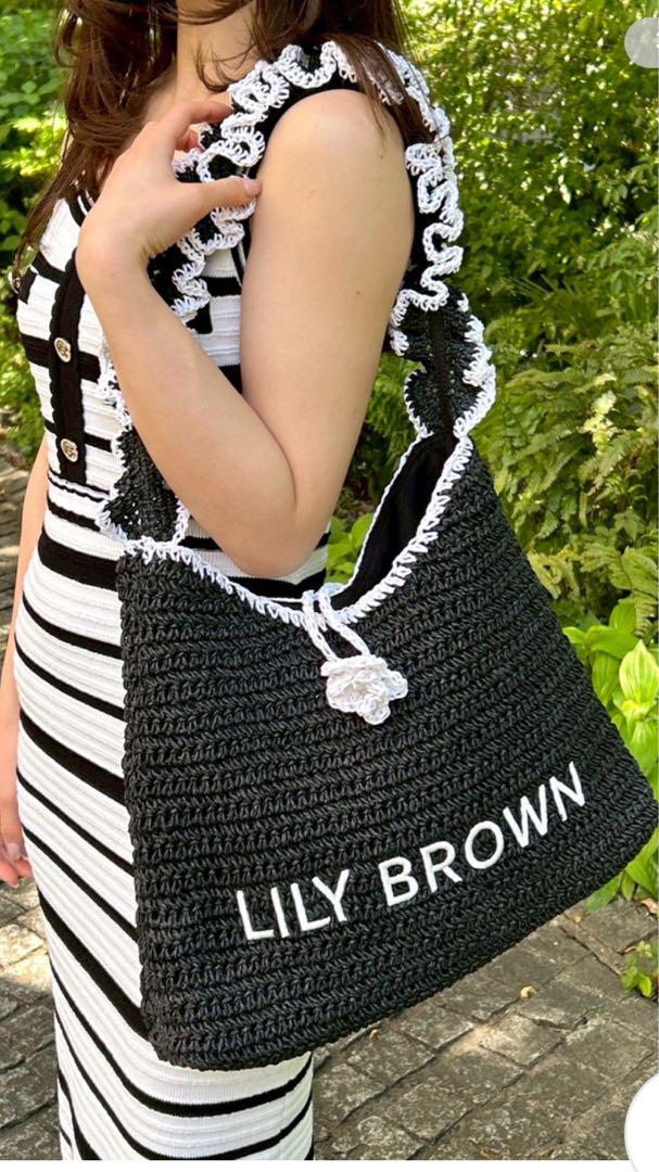 【LILY BROWN×MARY QUANT】ペーパーラウンドフリルバッグ