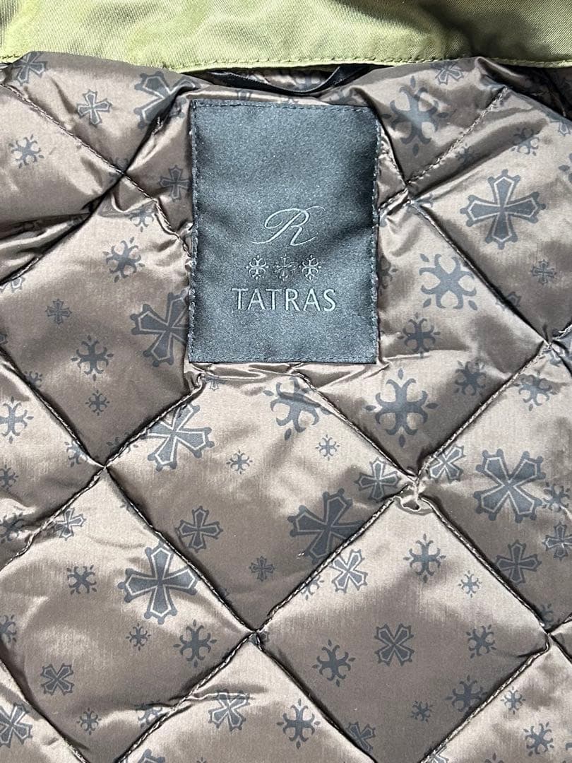 タトラス Rライン モッズコート ツイード ナイロン カーキ サイズ1 タトラス Rライン モッズコート ツイード ナイロン カーキ サイズ1