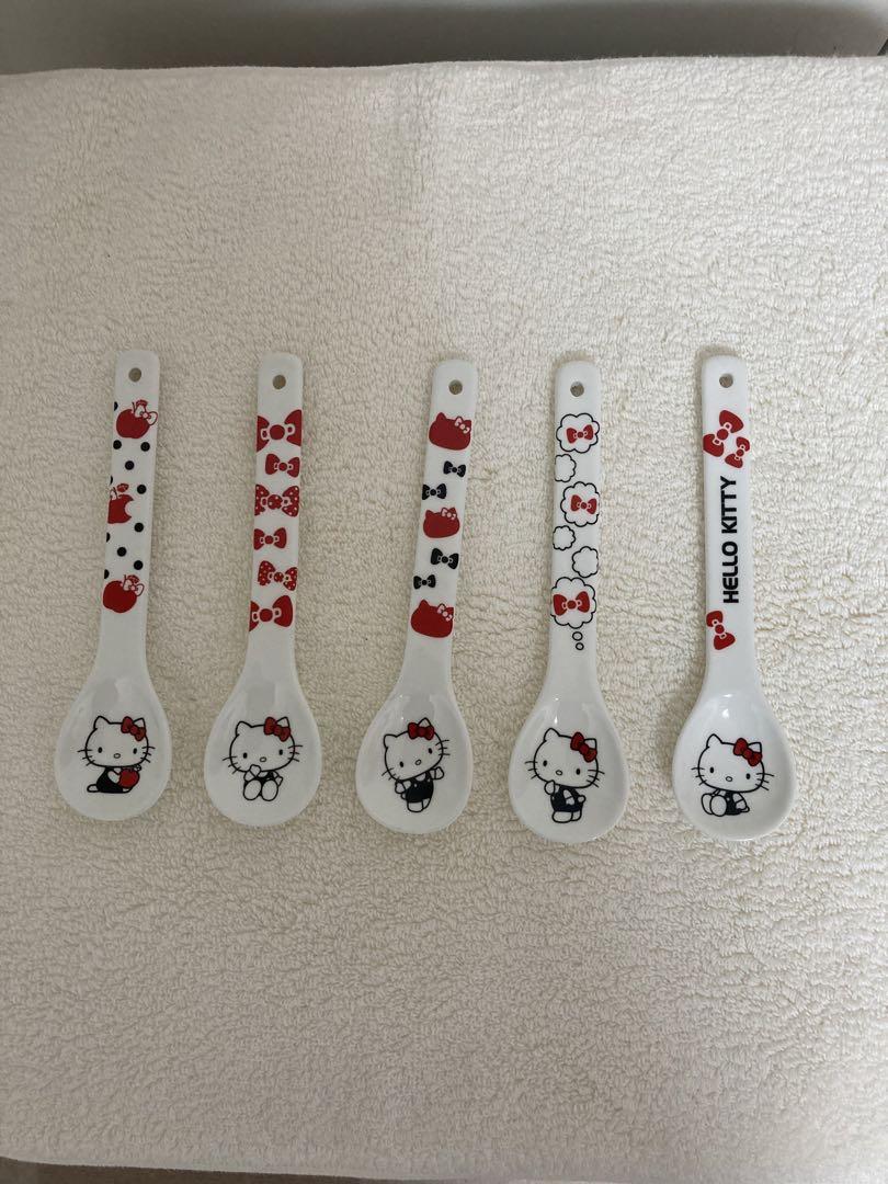ハローキティ陶器製スプーン5本セット柄違い♡