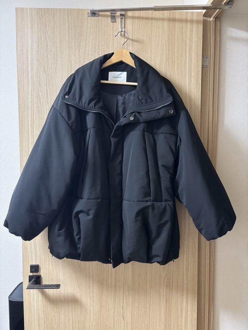 STYLEMIXER スタイルミキサー　パッファーオーバーコート ブラック