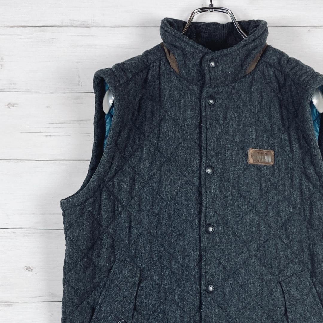 THE NORTH FACE キルティングベスト ダークグレー 95/M