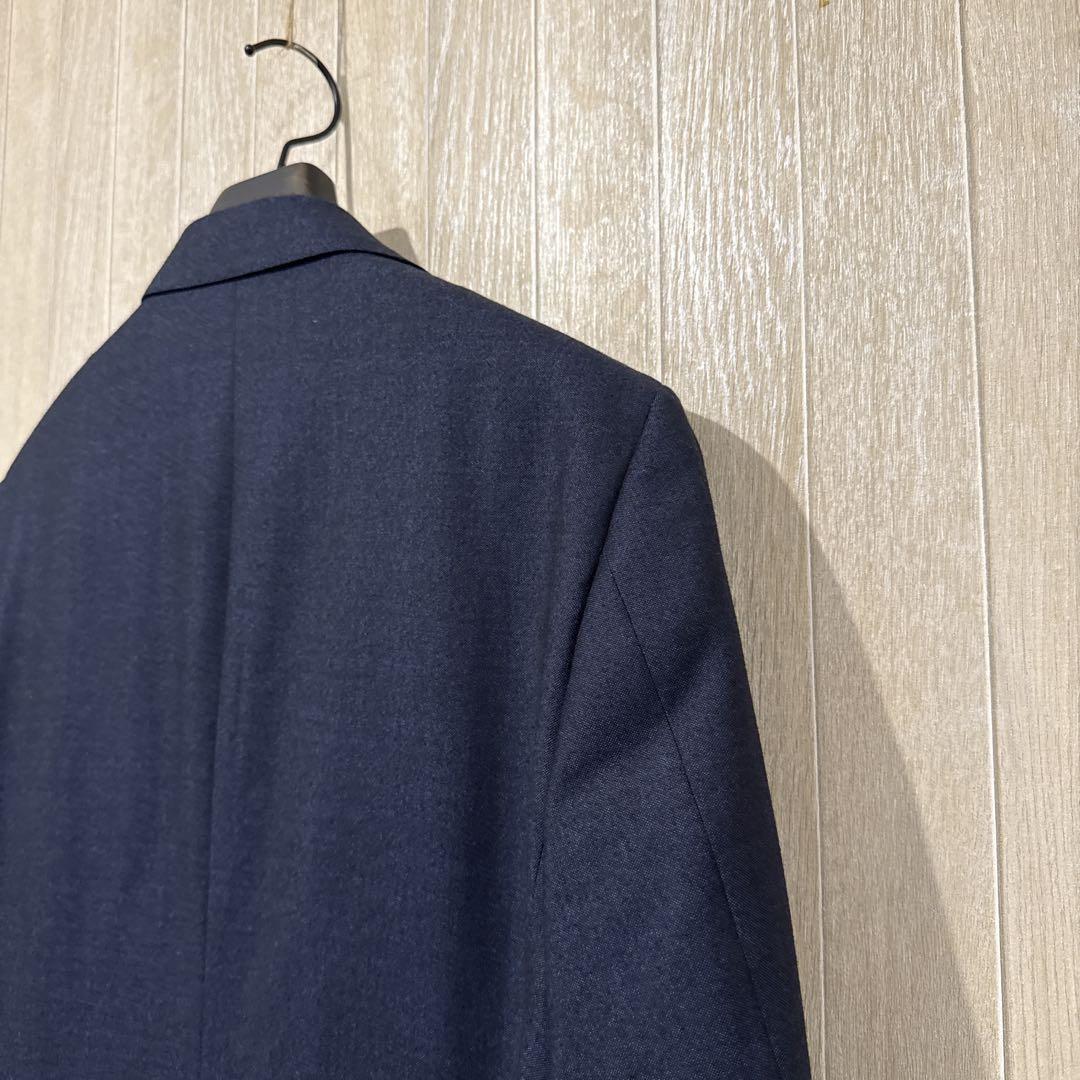 【定価10万】piacenza生地 ダブルブレストブレザー　スーツ　Sサイズ相当