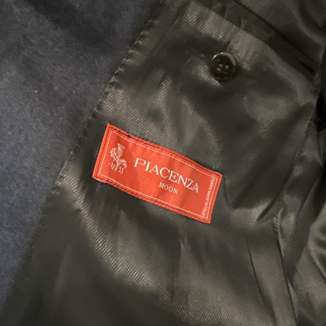 【定価10万】piacenza生地 ダブルブレストブレザー　スーツ　Sサイズ相当