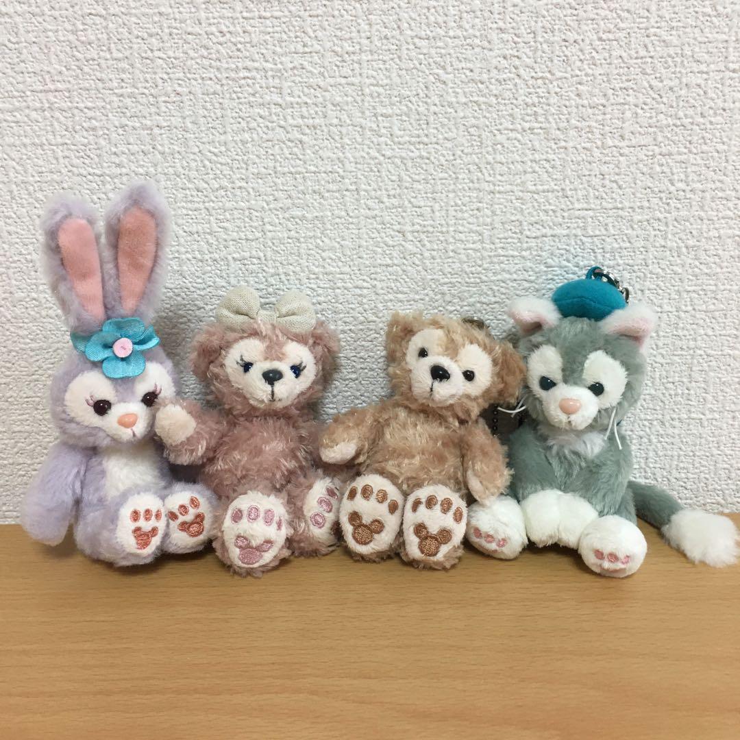 ダッフィー　シェリーメイ　ジェラトーニ　ステラルーぬいぐるみストラップ ダッフィー＆フレンズ シェリーメイ ジェラトーニ ステラルー