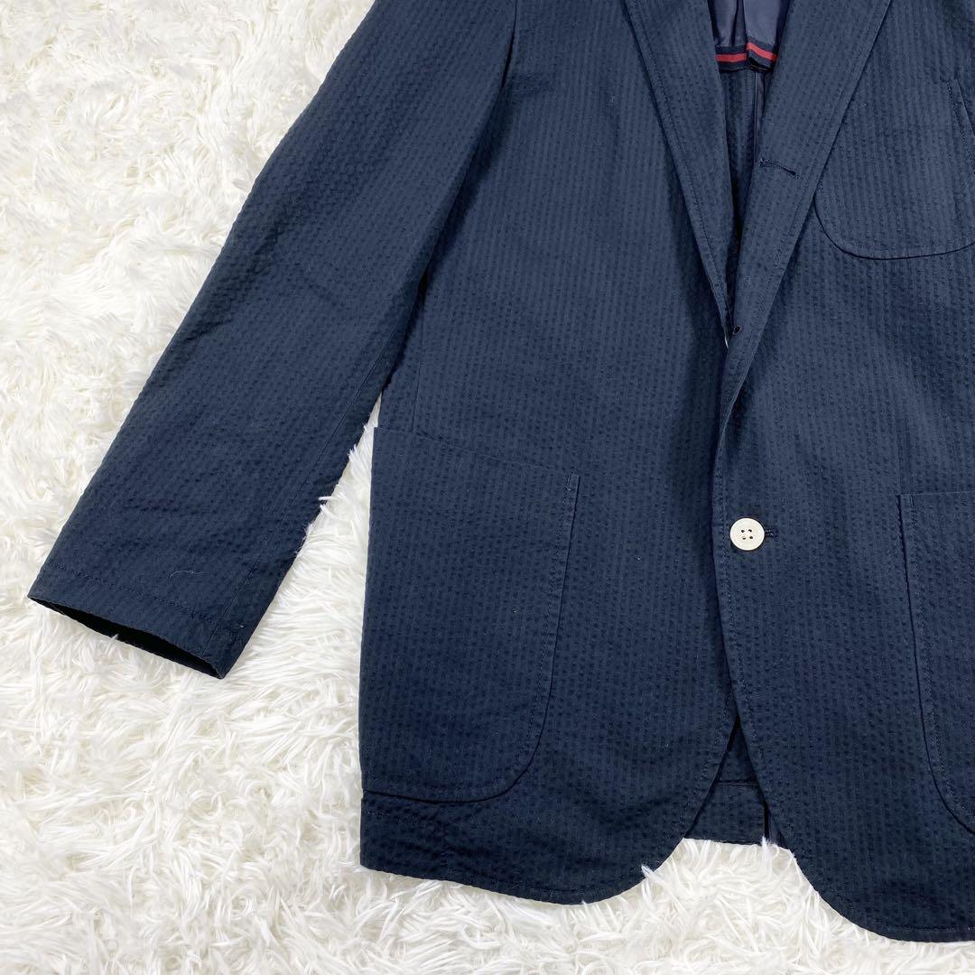 J.PRESS REDLABELテーラードジャケット　シアサッカー　チェック　夏